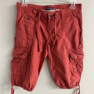 Ralph Lauren Coral Cargo Capris